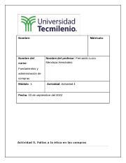 ACTIVIDAD 5 FUNDAMENTOS Y ADMINISTRACION DE COMPRAS Docx Nombre