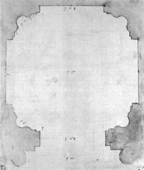 Plan Of The Chigi Chapel In Santa Maria Del Popolo In Rome Raphael