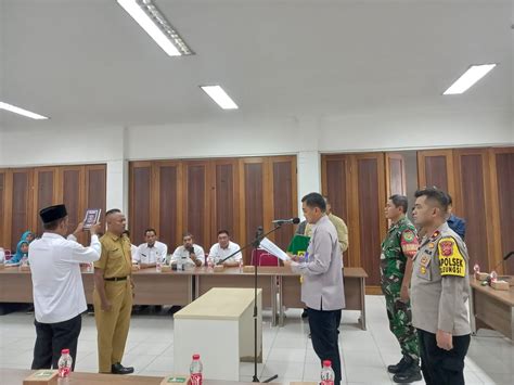 Persiapan Paw Camat Adhi Nugraha Lantik Pjs Kepala Desa Cileungsi