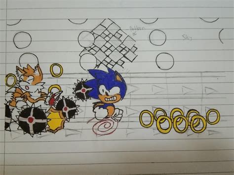 Sonic 2 Special Stage wip 2 (technically 3) - Now with (some) colour(s ...