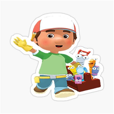 "Handy Manny" Sticker for Sale by Parkid-s | Redbubble