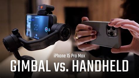 Gimbal Vs Handheld Is An Iphone Gimbal Really Worth It Youtube