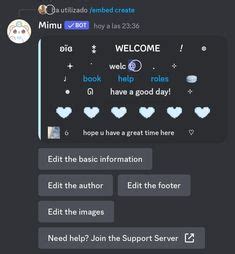 Embed Inspo Ideas Discord Server Roles Ideas Discord Server