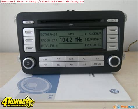 Cd Player Original Vw Rcd Mp Golf Passat Jetta Tiguan Touran Caddy