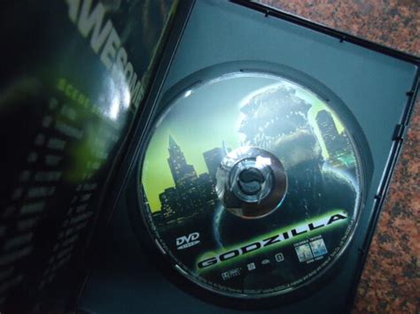 Godzilla Dvd Matthew Broderick Jean Reno Disc