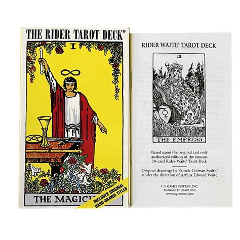 Kartu Tarot Tarot Rider Waite Tarot Card Deck The Rider Tarot By