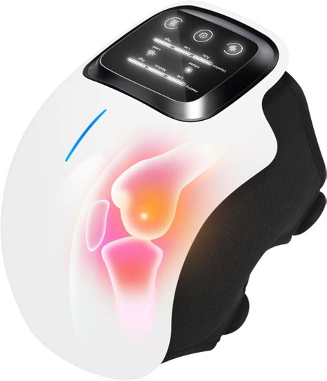 Hezheng Cordless Compression Knee Massager With Heat And Kneading Knee Brace Wrap