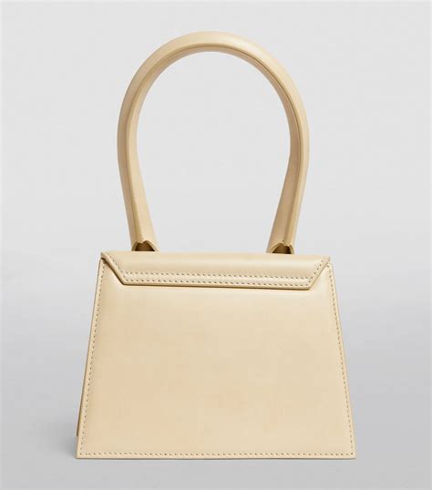 Womens Jacquemus Ivory Medium Leather Le Chiquito Top Handle Bag