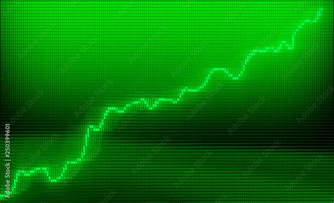 Green Graph Moving Up Chart As Growth And Business Success Photos Adobe Stock