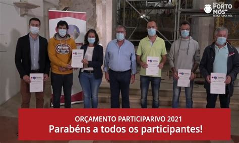 Orçamento Participativo 2021 já tem vencedor Município Porto de Mós