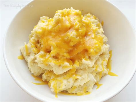 Cheddar Cheese Mashed Potatoes The Everyday Hostess