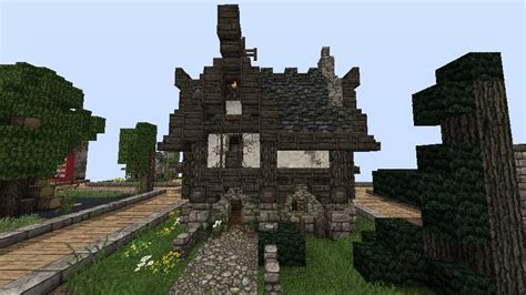 Small Gothic House Minecraft Map