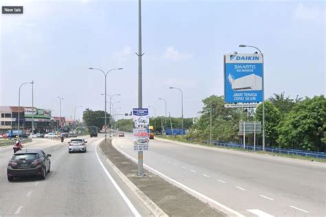 Firstboard Sided Vertical Minipole Billboard At Jalan Sungai Bakap