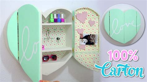 Manualidades Para El Cuarto De Las NiÑas Diy Organizador De Carton En