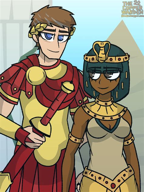 Julius Caesar And Cleopatra By Thecopperwarden On Deviantart