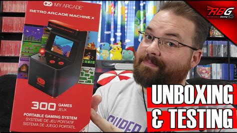 Unboxing Testing The My Arcade Retro Arcade Machine X Mini