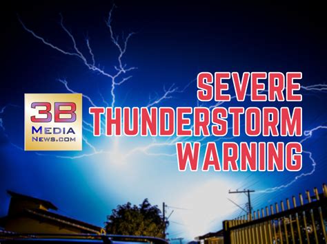 Severe Thunderstorm Warning For Morgan And Anderson 3b Media News