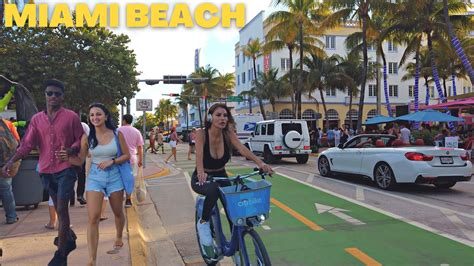 4k Miami Beach Ocean Drive Walk South Beach 2022 Youtube