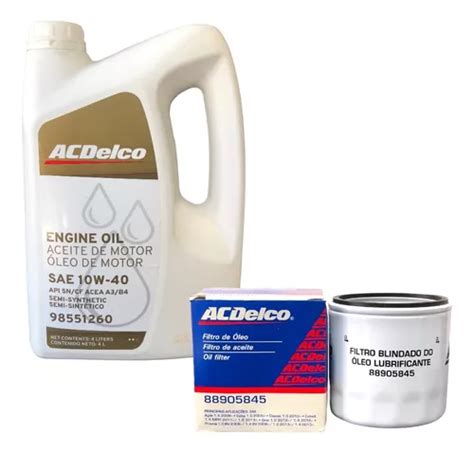 Kit Filtro Aceite Acdelco Agile Aceite W Acdelco