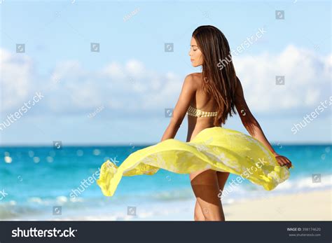 Carefree Beautiful Sexy Bikini Body Woman Stock Photo Shutterstock