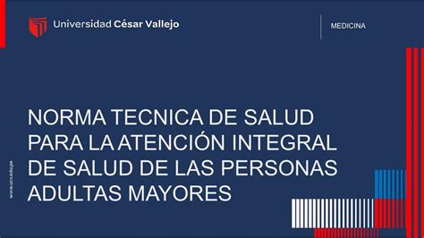 Norma técnica de salud para la atención integral de personas adultas