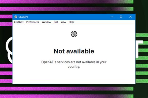 Chatgpt Openai S Services Are Not Available In Your Country Minitool