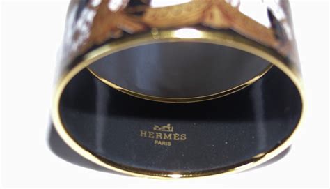 Grand Apparat Hermes Enamel Bangle Ghw It S All Goode