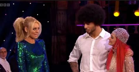 Strictly Come Dancings Tess Daly steps in as she spots Tyler Wests