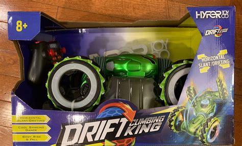 Hyper Toy Co Drift Climbing King Rc Remote Control Car Green New In