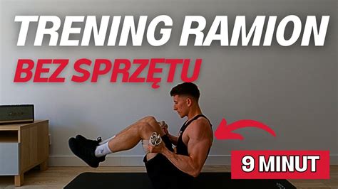 SZYBKI TRENING NA RAMIONA BEZ SPRZĘTU W 9 MINUT ĆWICZENIA NA BICEPS