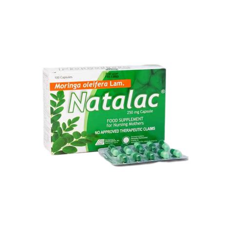 Natalac Moringa Oleifera Capsule 250mg 1 Capsule Lazada PH