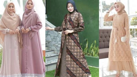 Stylish Di Hari Raya Ini Inspirasi Model Gamis Terbaru Dengan