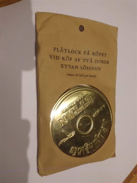 Se produkter som liknar Snus dose lock i Plåt J F Lj på Tradera