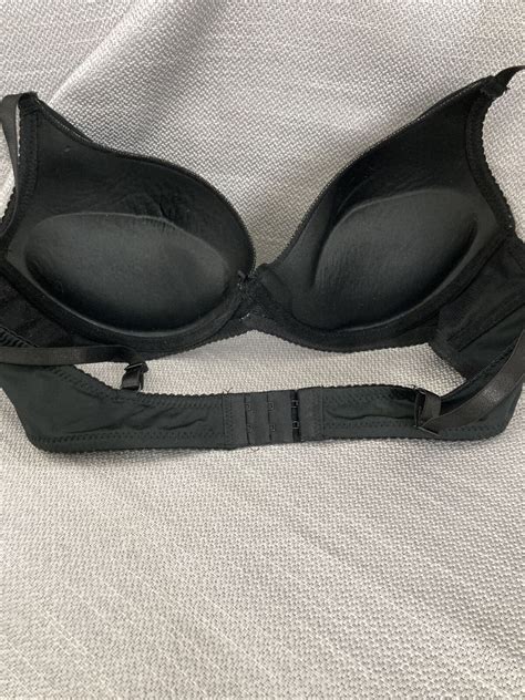 Felina Lingerie Balconette Bra F Black Lace Accen Gem