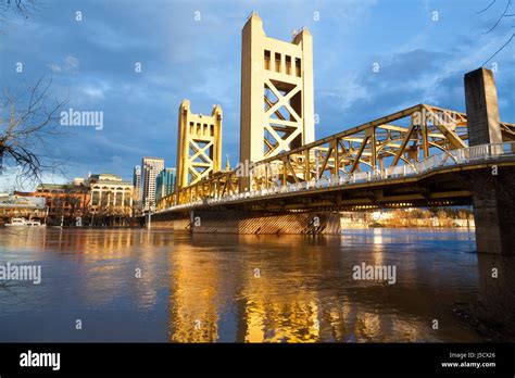 The Old Sacramento Bridge Stock Photo - Alamy