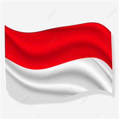 Bendera Merah Putih Indonesia PNG and PSD