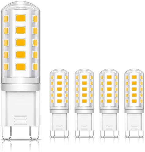 QNUJN G9 Led Bulbs Warm White 5W 500LM 3000K Equivalent To 50W