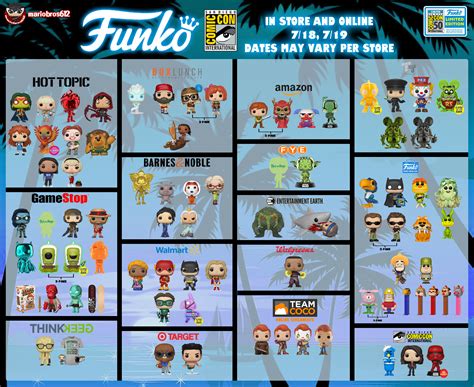 Sdcc Complete Shared Exclusive Guide R Funkopop