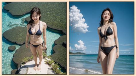 4k Ai Lookbook Bikini Photo Shoot