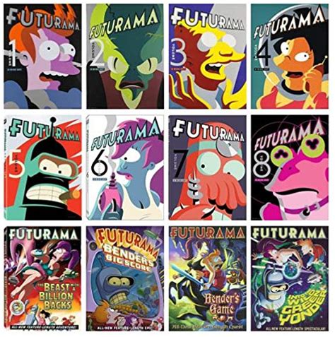 Futurama Limited Complete Series Collection Seasons 1234