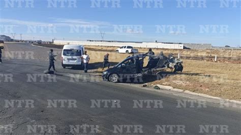 Aparatoso Accidente Deja Severos Da Os Materiales Ntr Zacatecas