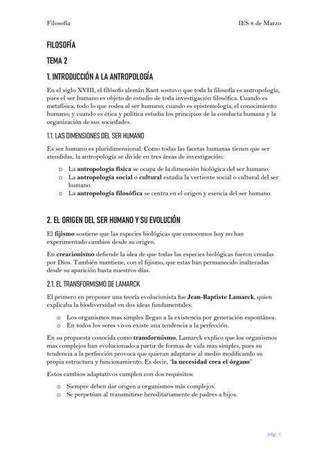 Solution Filosofia Temas Y Naturaleza Y Cultura En El Ser Humano