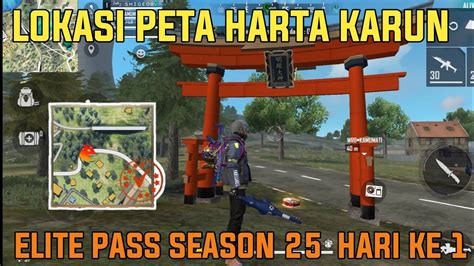 Lokasi Peta Harta Karun Elite Pass Season Hari Ke Garena Free