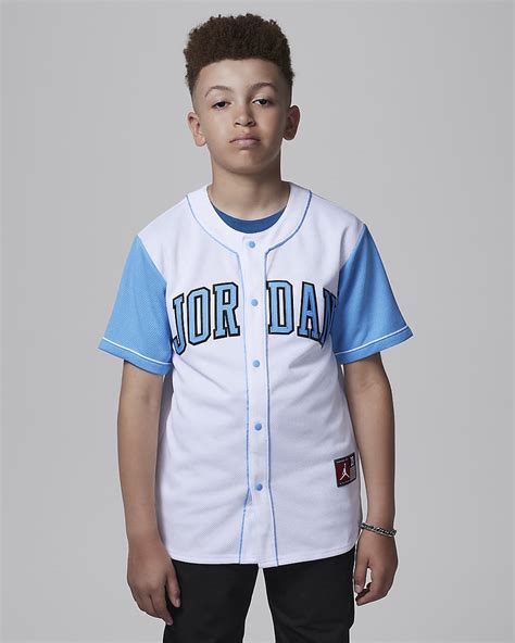 Jordan Big Kids' Baseball Jersey. Nike.com