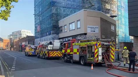 Nottingham Fire Crews Tackle Blaze At Block Of Flats Bbc News