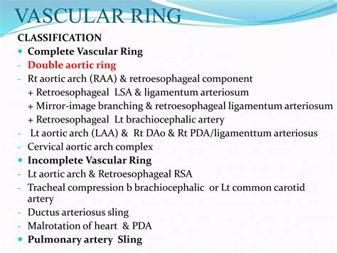 Vascular Ring Sling Ppt