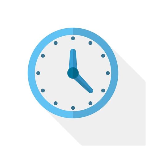 Icono de reloj ilustración vectorial Vector Premium