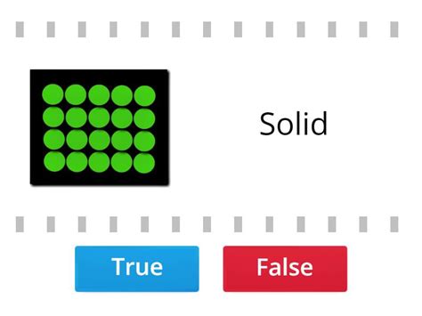 States Of Matter Epjs True Or False