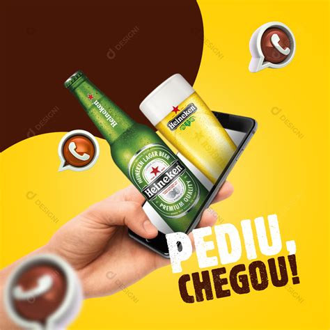 Cerveja Heineken Bares Social Media PSD Editável Deliverys download