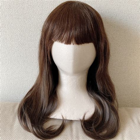 【目立った傷や汚れなし】医療用 人毛mix セミロング フルウィッグ ウイッグ ブラウン Wig 耐熱の落札情報詳細 ヤフオク落札価格検索